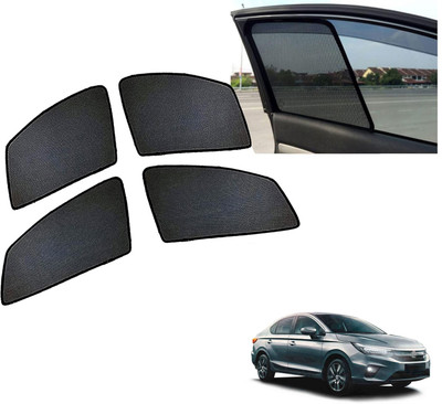PEEPS STORE Side Window Sun Shade For Honda New City(Black)