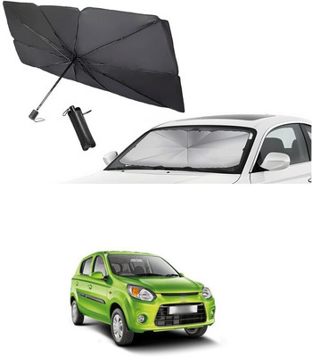 GONAMA Rear Window Sun Shade For Maruti Suzuki Alto 800(Silver)