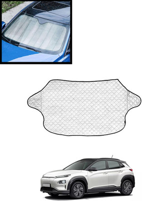 AYW Windshield Sun Shade For Hyundai Universal For Car(Silver)