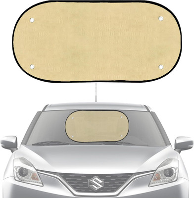 ALLEXTREME Dashboard, Rear Window, Side Window Sun Shade For Universal For Car Universal For Car(Beige)