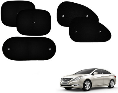Automotive Prist Side Window Sun Shade For Hyundai Sonata Fluidic(Black)