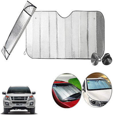 AUTO PEARL Dashboard, Windshield Sun Shade For Isuzu MU-7 -2014(Silver)