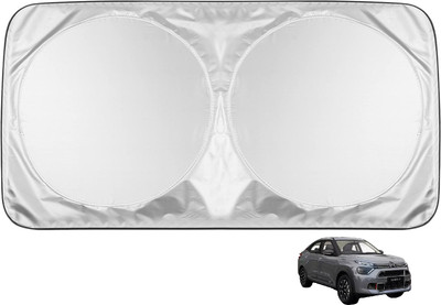 MOCKHE Windshield Sun Shade For Citroen Universal For Car(Silver)