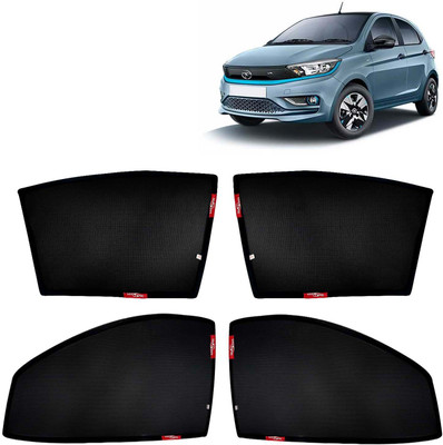 Kingsway Side Window, Rear Window Sun Shade For Tata Tiago(Black)