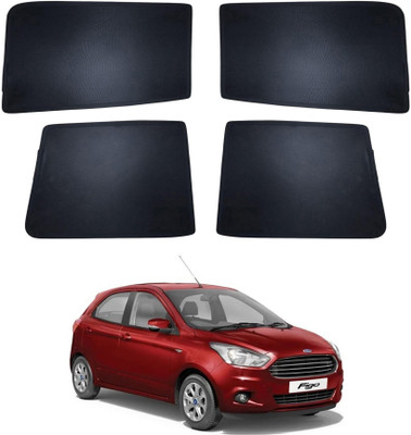 FORSONS Side Window Sun Shade For Ford Figo(Black)