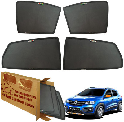 WolkomHome Side Window Sun Shade For Renault Universal For Car(Black)