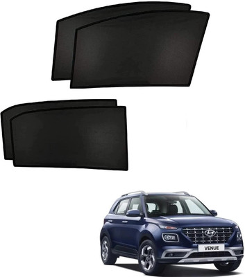 GRABIKA Side Window Sun Shade For Hyundai Venue(Black)