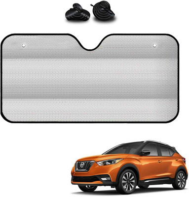 COSMOGEAR Windshield, Dashboard, Rear Window Sun Shade For Nissan Kicks(Silver)