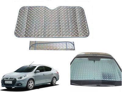 AUTO PEARL Dashboard, Windshield Sun Shade For Renault Scala(Grey)