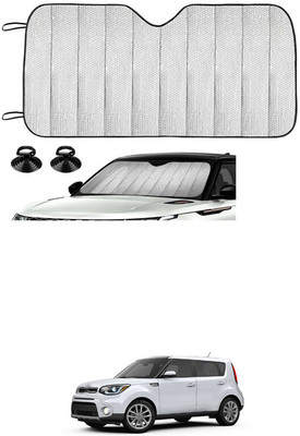 GONAMA Rear Window Sun Shade For Hyundai Universal For Car(Silver)
