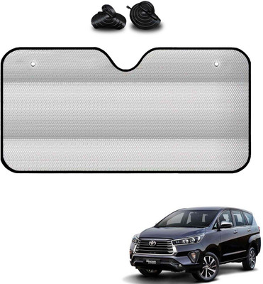 COSMOGEAR Windshield, Dashboard, Rear Window Sun Shade For Toyota Innova Crysta(Silver)