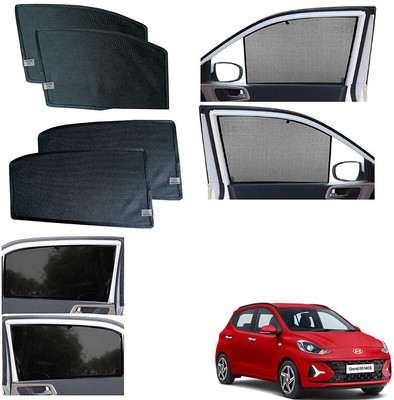 WolkomHome Side Window Sun Shade For Hyundai Grand i10 NIOS(Black)