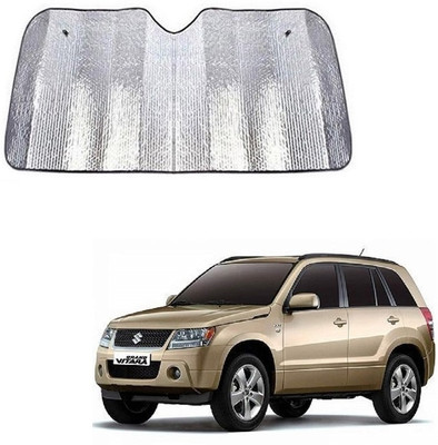 SPREADX Windshield Sun Shade For Maruti Suzuki Grand Vitara(Silver)