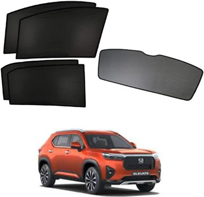 TOP VECHILE Rear Window, Side Window Sun Shade For Honda Elevate(Black)