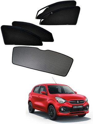 RAKRISH Rear Window, Side Window Sun Shade For Maruti Suzuki Celerio(Black)
