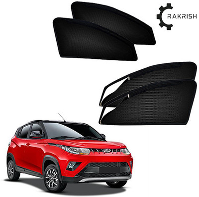 RAKRISH Rear Window, Side Window Sun Shade For Mahindra KUV 100(Black)
