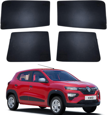 FORSONS Side Window Sun Shade For Renault Kwid(Black)