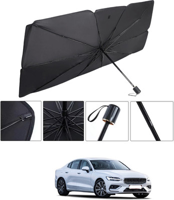 RKPSP Windshield Sun Shade For Volvo S60(Black, Silver)