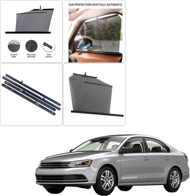 SS FOR YOUR SMART NEEDS Side Window Sun Shade For Volkswagen Jetta(Black)