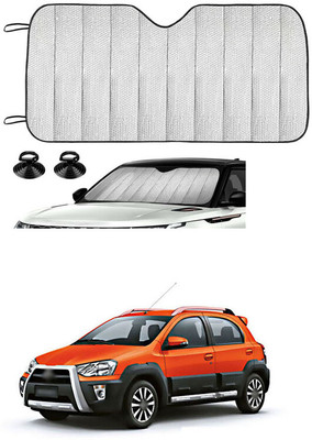 GONAMA Sun Roof Sun Shade For Toyota Etios Cross(Silver)