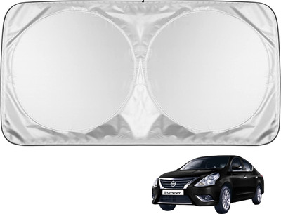 MOCKHE Windshield Sun Shade For Nissan Sunny(Silver)