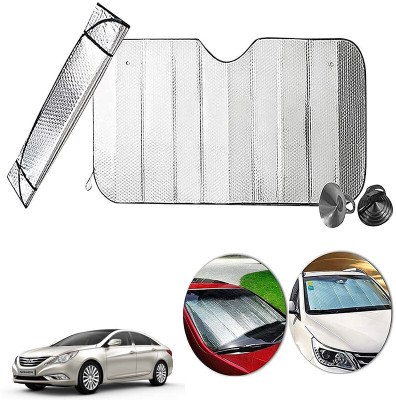 AUTO PEARL Dashboard, Windshield Sun Shade For Hyundai Sonata Embera(Silver)