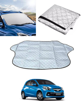 MSNP Windshield Sun Shade For Honda Brio(Silver)