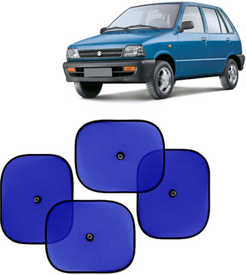 Kingsway Side Window, Rear Window, Dashboard, Sun Roof, Windshield Sun Shade For Maruti Suzuki 800(Blue)