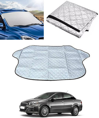 RKPSP Windshield Sun Shade For Fiat Linea(Silver)