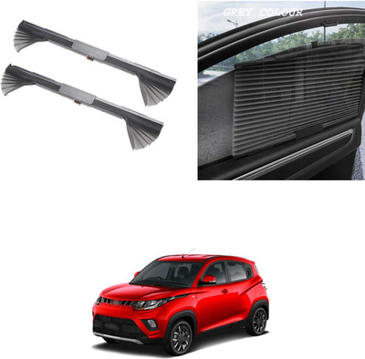 PRTEK Side Window Sun Shade For Mahindra Universal For Car(Grey)