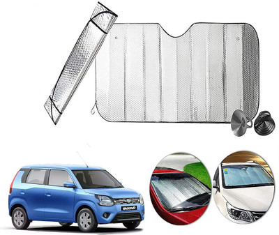 AUTO PEARL Dashboard, Windshield Sun Shade For Maruti Suzuki WagonR(Silver)