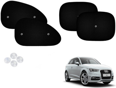 Automotive Prist Side Window Sun Shade For Audi A3(Black)