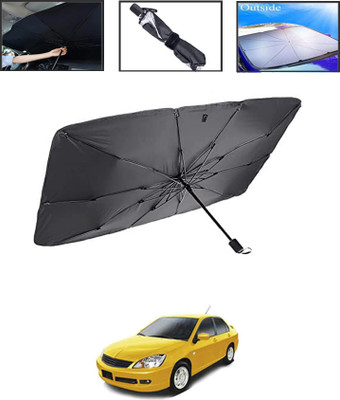 MSNP Windshield Sun Shade For Mitsubishi Cedia(Black, Silver)