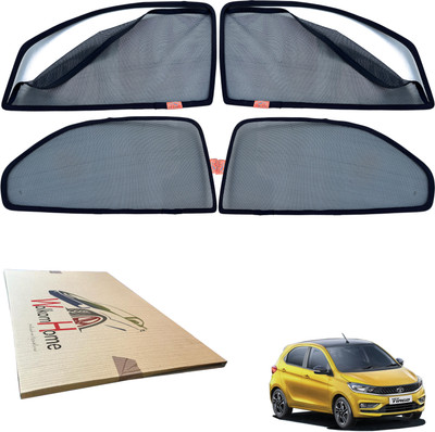 WolkomHome Side Window Sun Shade For Tata Tiago(Black)