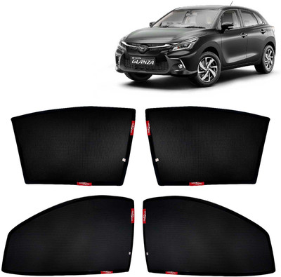 Kingsway Side Window, Rear Window Sun Shade For Toyota Glanza(Black)
