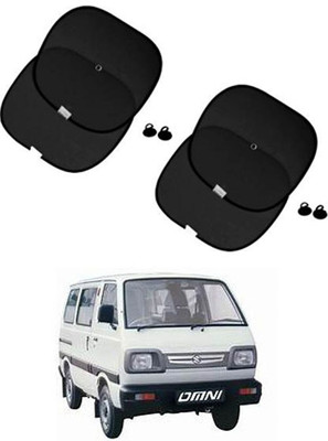 FKOK Side Window Sun Shade For Maruti Suzuki Omni(Black)