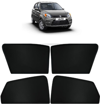 RAKRISH Rear Window, Side Window Sun Shade For Maruti Suzuki Alto 800(Black)