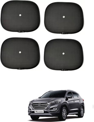 APICAL Side Window Sun Shade For Hyundai Universal For Car(Black)