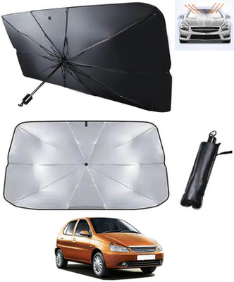 MATIES Windshield Sun Shade For Tata Indica(Silver)