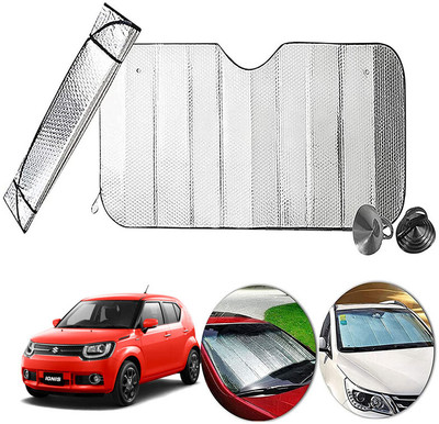 AUTO PEARL Dashboard, Windshield Sun Shade For Maruti Suzuki Ignis(Silver)