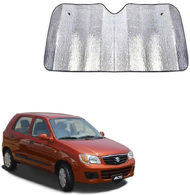 SPREADX Windshield Sun Shade For Maruti Suzuki Alto K10(Silver)