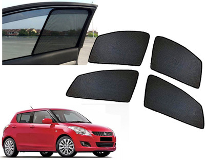 AUTO PEARL Side Window Sun Shade For Maruti Suzuki New Swift(Black)