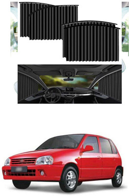 GONAMA Rear Window Sun Shade For Maruti Suzuki Zen(Black)