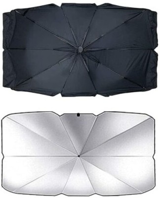 Chromoto Sun Roof, Windshield Sun Shade For Universal For Car Universal For Car(Black)