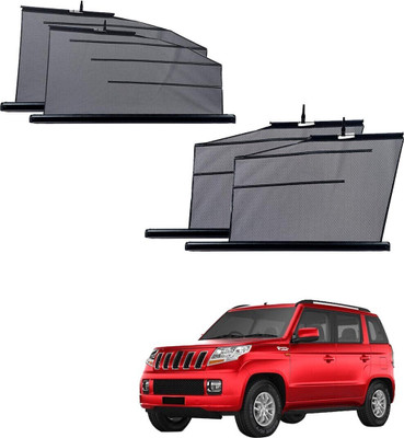 SS Zeeber Side Window Sun Shade For Mahindra TUV-300(Black)