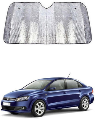 SPREADX Windshield Sun Shade For Volkswagen Vento(Silver)