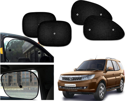 PEEPS STORE Side Window Sun Shade For Tata Safari Storme(Black)