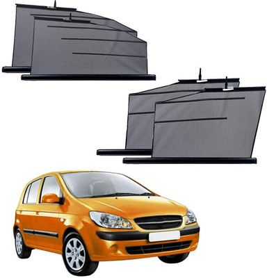 SS FOR YOUR SMART NEEDS Side Window Sun Shade For Hyundai Getz Prime(Black)