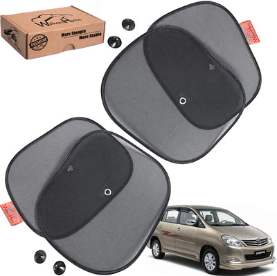 WolkomHome Side Window Sun Shade For Chevrolet Sail Hatchback(Black)