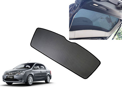 AUTO PEARL Rear Window Sun Shade For Toyota Etios(Black)